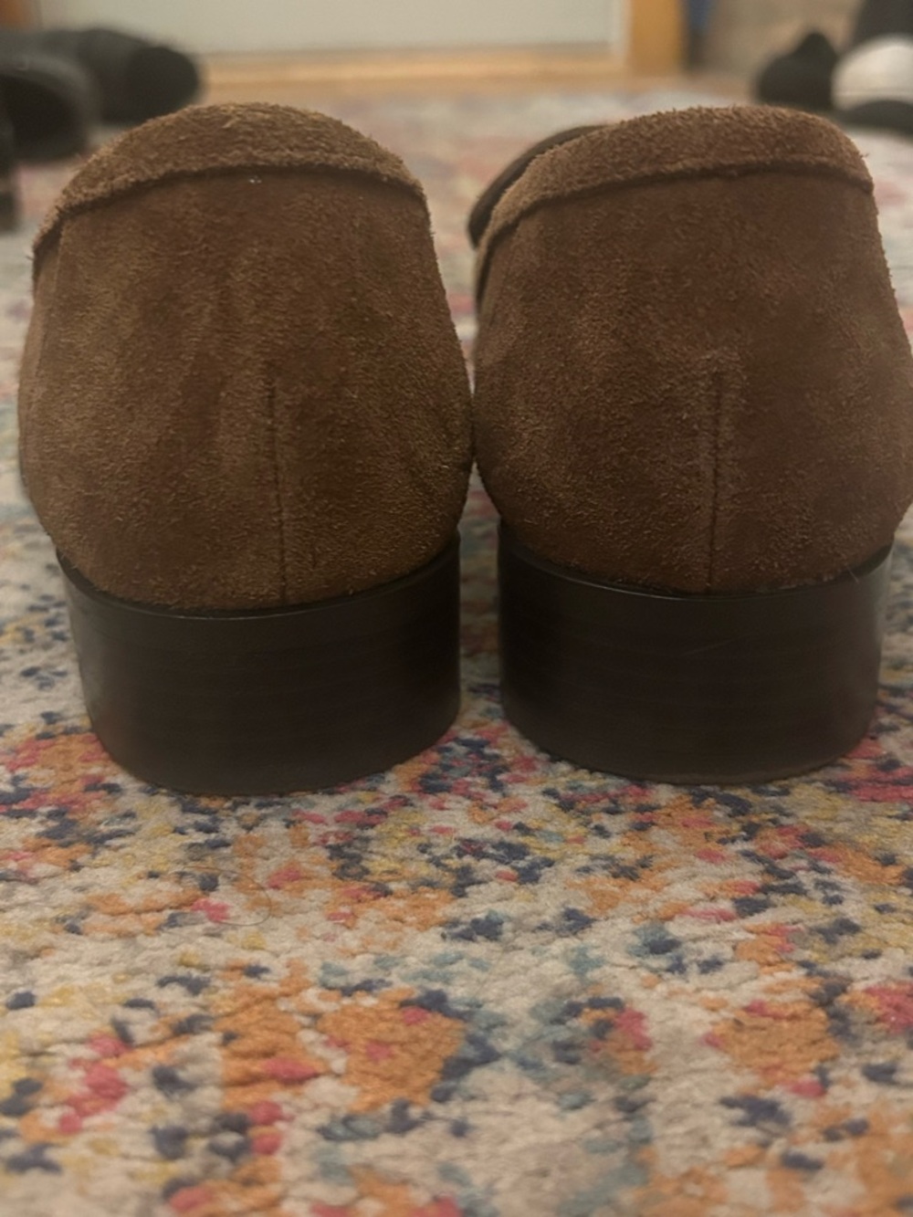 Zara Genuine Suede Leather  Penny Loafers |Classic Minimalist| Like New| 7.5 - Picture 4 of 6
